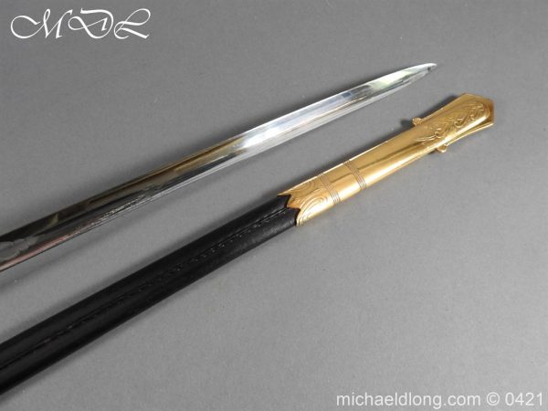 British Royal Naval Reserve Officer’s Sword & Belt - Image 25