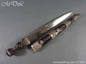 Georgian Scottish Silver Mounted Dirk