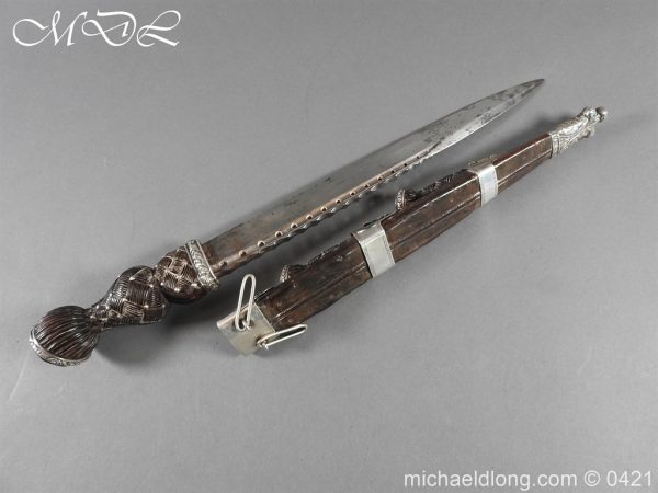 Georgian Scottish Silver Mounted Dirk - Image 28