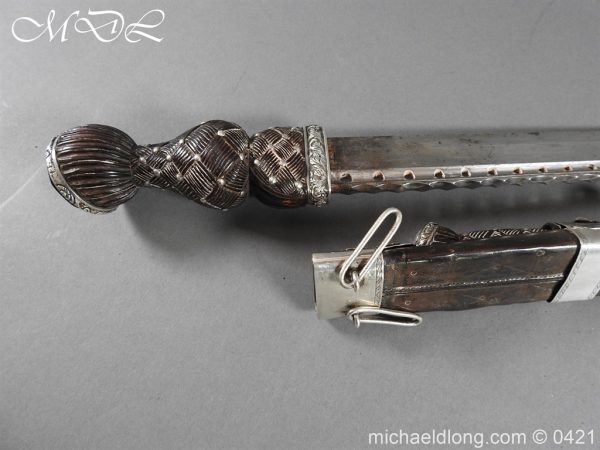 Georgian Scottish Silver Mounted Dirk - Image 27