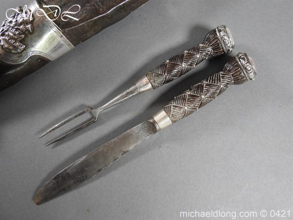 Georgian Scottish Silver Mounted Dirk - Image 25