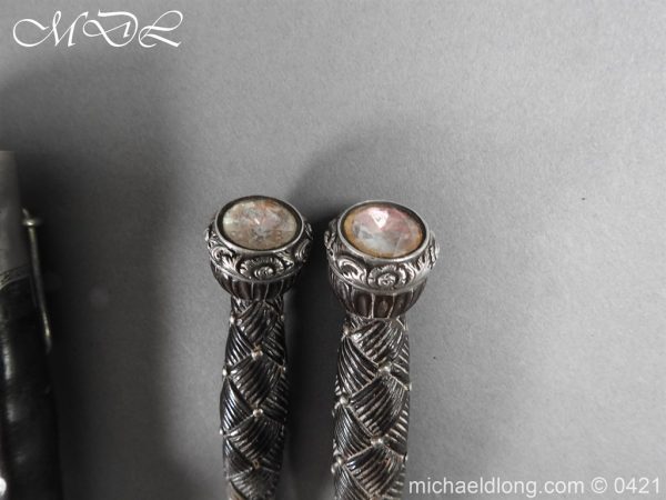 Georgian Scottish Silver Mounted Dirk - Image 24