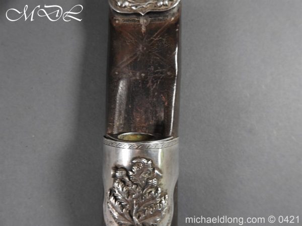 Georgian Scottish Silver Mounted Dirk - Image 22