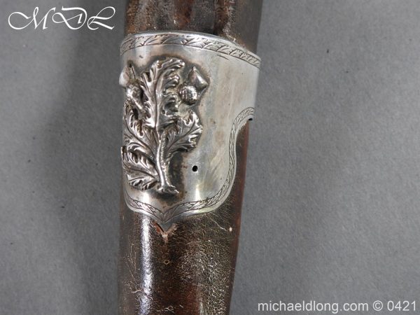 Georgian Scottish Silver Mounted Dirk - Image 20