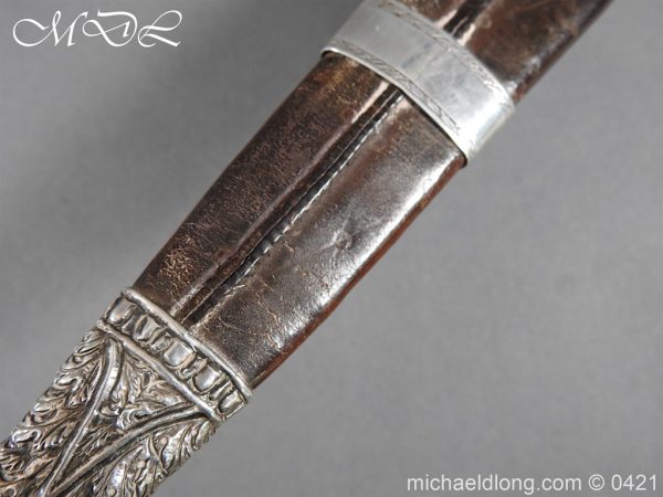 Georgian Scottish Silver Mounted Dirk - Image 16