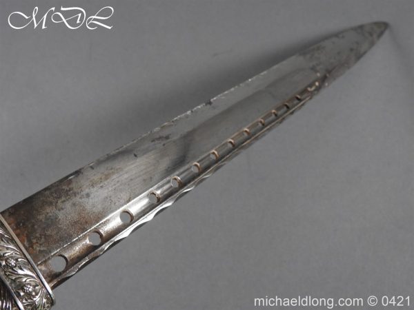 Georgian Scottish Silver Mounted Dirk - Image 12