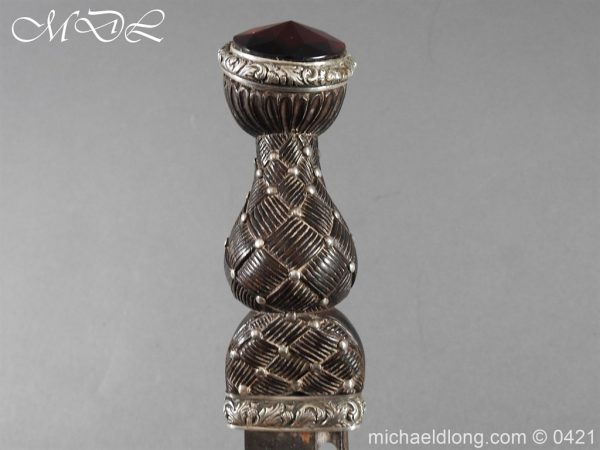 Georgian Scottish Silver Mounted Dirk - Image 9