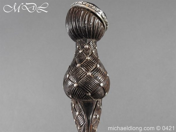 Georgian Scottish Silver Mounted Dirk - Image 5
