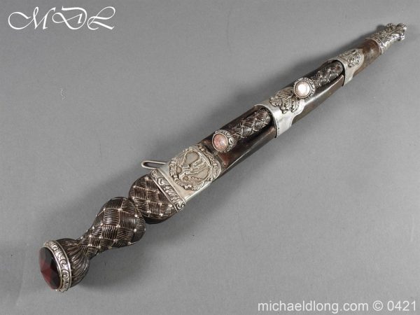 Georgian Scottish Silver Mounted Dirk - Image 3
