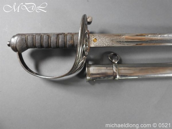 michaeldlong.com 18360 600x450 Victorian Surrey Rifles Presentation Officer’s Sword