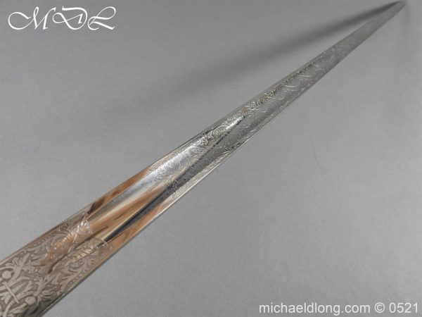 michaeldlong.com 18369 600x450 Victorian Surrey Rifles Presentation Officer’s Sword