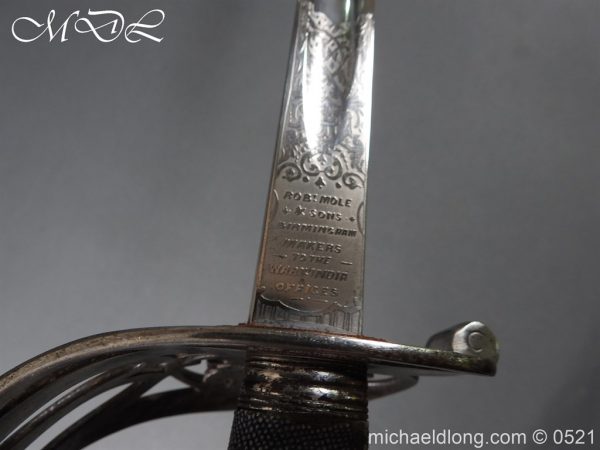 michaeldlong.com 18376 600x450 Victorian Surrey Rifles Presentation Officer’s Sword