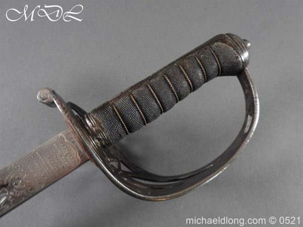 michaeldlong.com 18386 600x450 Victorian Surrey Rifles Presentation Officer’s Sword