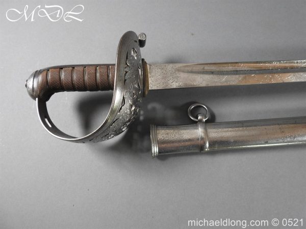 Victorian Glamorgan Rifles Presentation Sword - Image 2