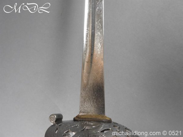 Victorian Glamorgan Rifles Presentation Sword - Image 25