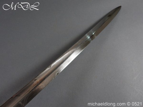 Victorian Glamorgan Rifles Presentation Sword - Image 21