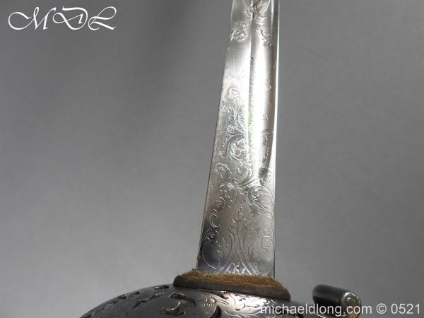 Victorian Glamorgan Rifles Presentation Sword - Image 19