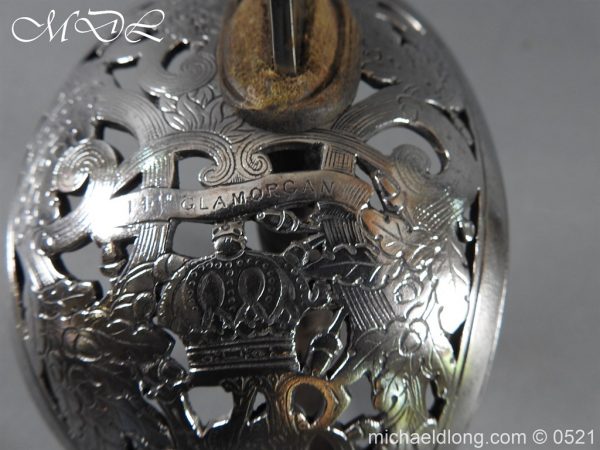 Victorian Glamorgan Rifles Presentation Sword - Image 12