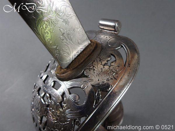 Victorian Glamorgan Rifles Presentation Sword - Image 9