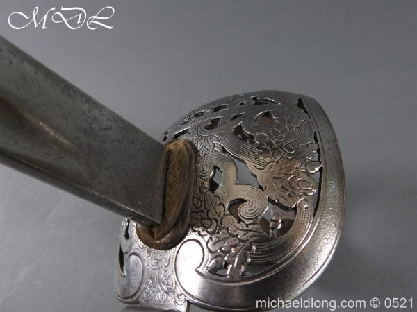 Victorian Glamorgan Rifles Presentation Sword - Image 8
