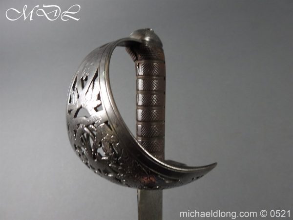Victorian Glamorgan Rifles Presentation Sword - Image 4