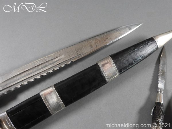 Victorian Gordon Highlanders Silver Mounted Regimental Dirk - Image 25