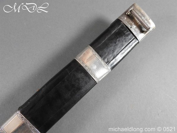 Victorian Gordon Highlanders Silver Mounted Regimental Dirk - Image 21