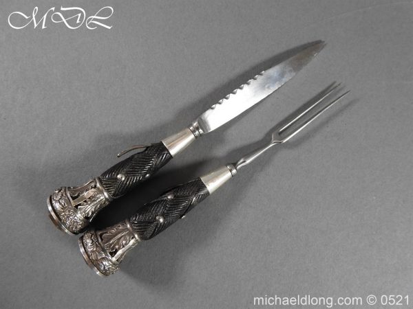 Victorian Gordon Highlanders Silver Mounted Regimental Dirk - Image 19