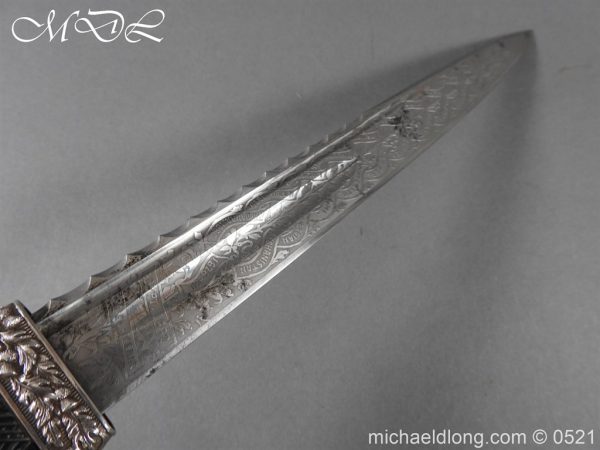 Victorian Gordon Highlanders Silver Mounted Regimental Dirk - Image 17