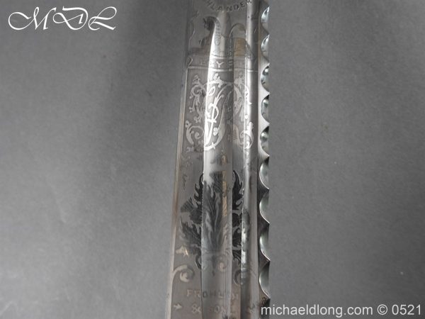 Victorian Gordon Highlanders Silver Mounted Regimental Dirk - Image 11