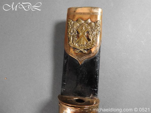 Seaforth Highlanders Regimental Dirk - Image 17