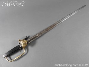 Flintlock 18th Century Sword Pistol By Van De Baize