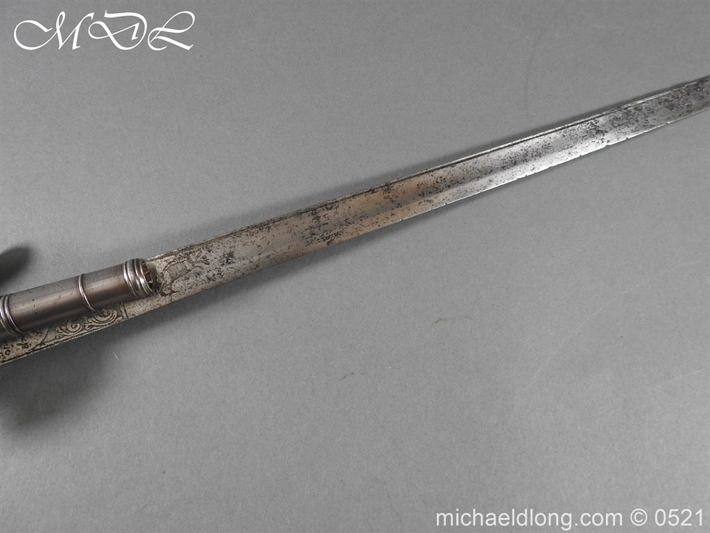 Flintlock 18th Century Sword Pistol By Van De Baize - Image 3