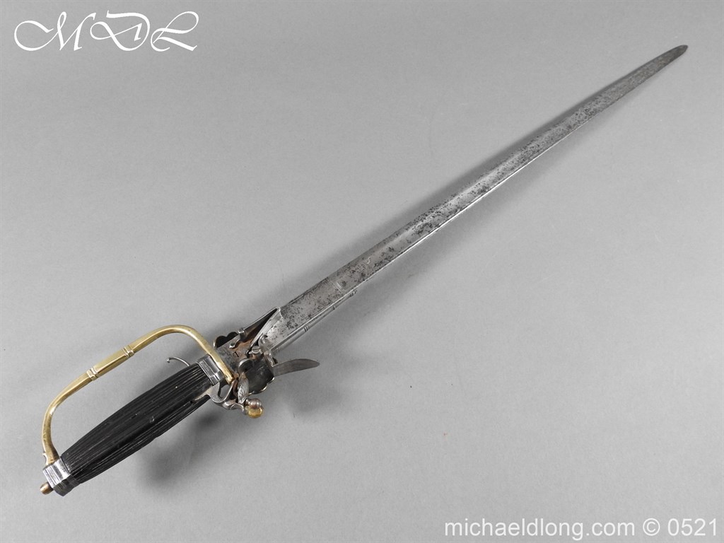 Flintlock 18th Century Sword Pistol By Van De Baize - Image 6