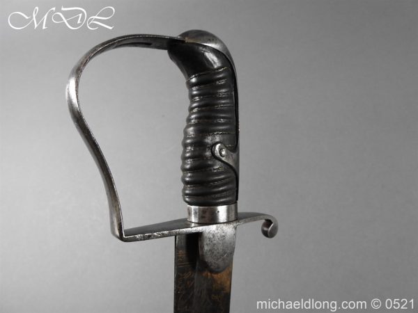 British 1796 Blue and Gilt Light Cavalry Sword - Image 4