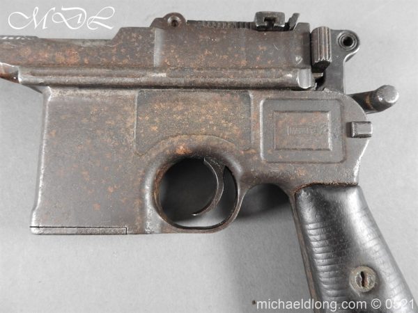 German Mauser C96 Deactivated Pistol - Image 8
