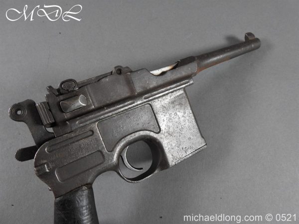German Mauser C96 Deactivated Pistol - Image 4