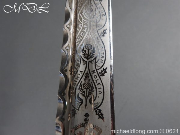 Victorian Highland Light Infantry Officer’s Dirk by Henry Wilkinson - Image 16