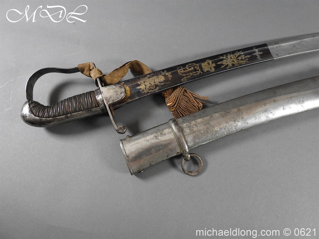 Georgian Blue & Gilt 1796 Officer’s Sword - Image 23