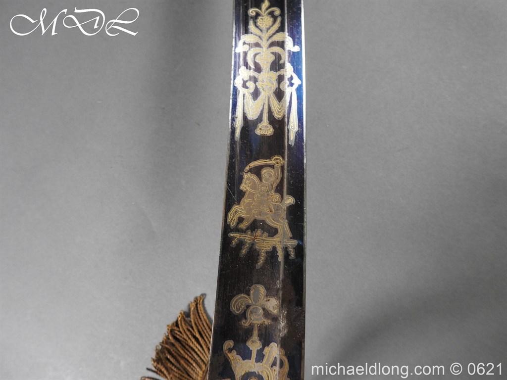 Georgian Blue & Gilt 1796 Officer’s Sword - Image 10
