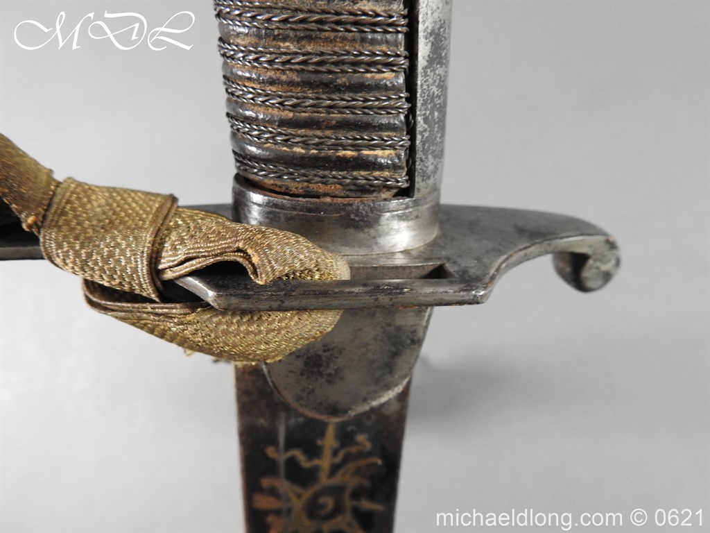 Georgian Blue & Gilt 1796 Officer’s Sword - Image 6