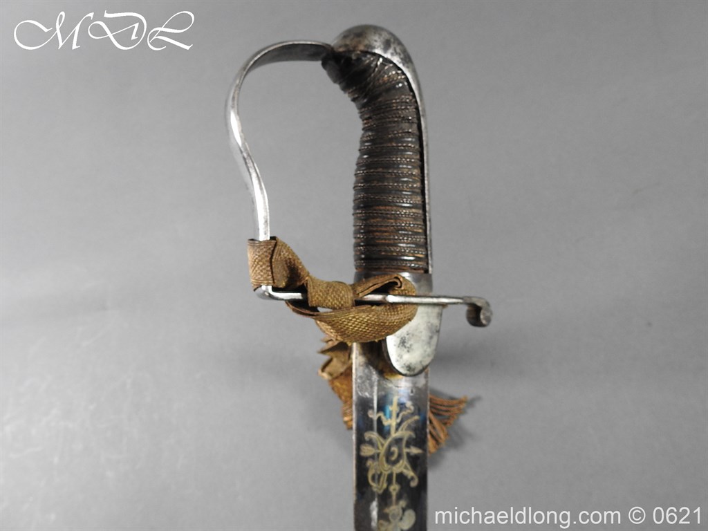 Georgian Blue & Gilt 1796 Officer’s Sword - Image 5