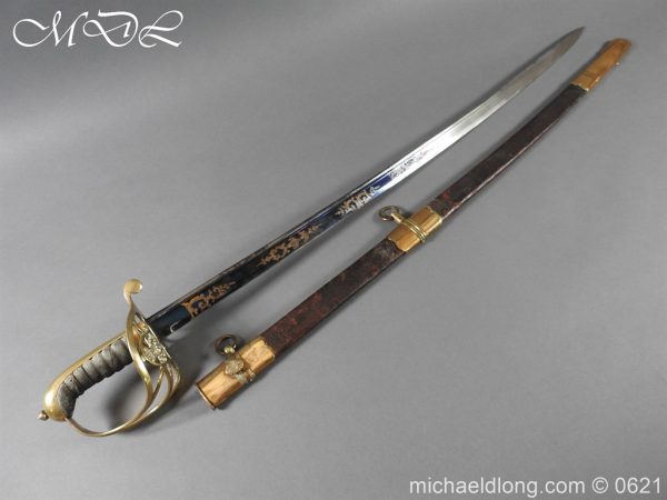 British Officer’s 1822 Blue & Gilt Sword