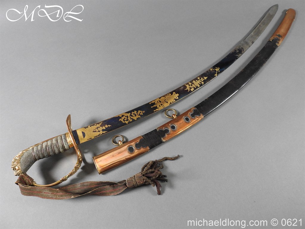 British Officer’s 1803 Blue & Gilt Sword