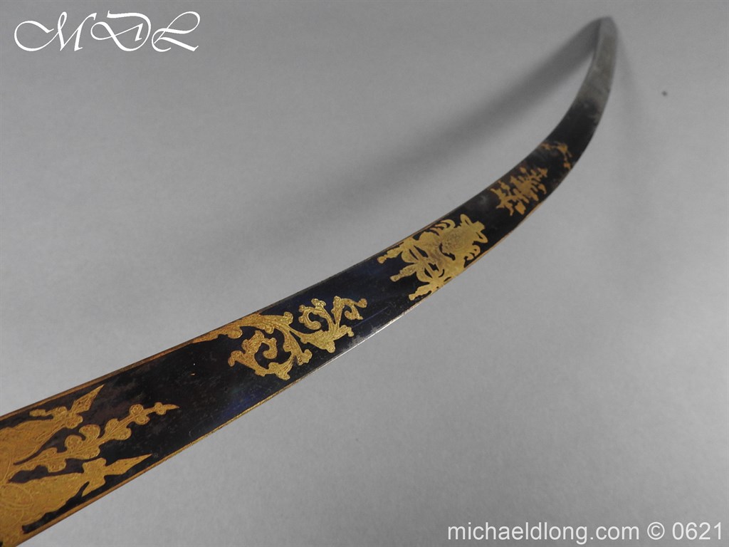 British Officer’s 1803 Blue & Gilt Sword - Image 14