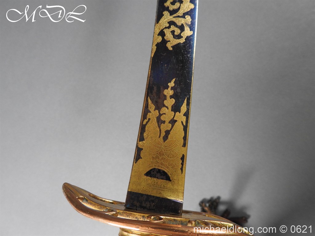 British Officer’s 1803 Blue & Gilt Sword - Image 13