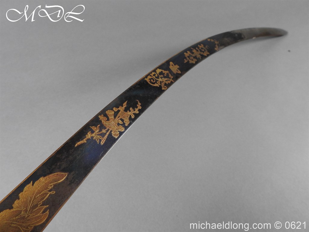 British Officer’s 1803 Blue & Gilt Sword - Image 9