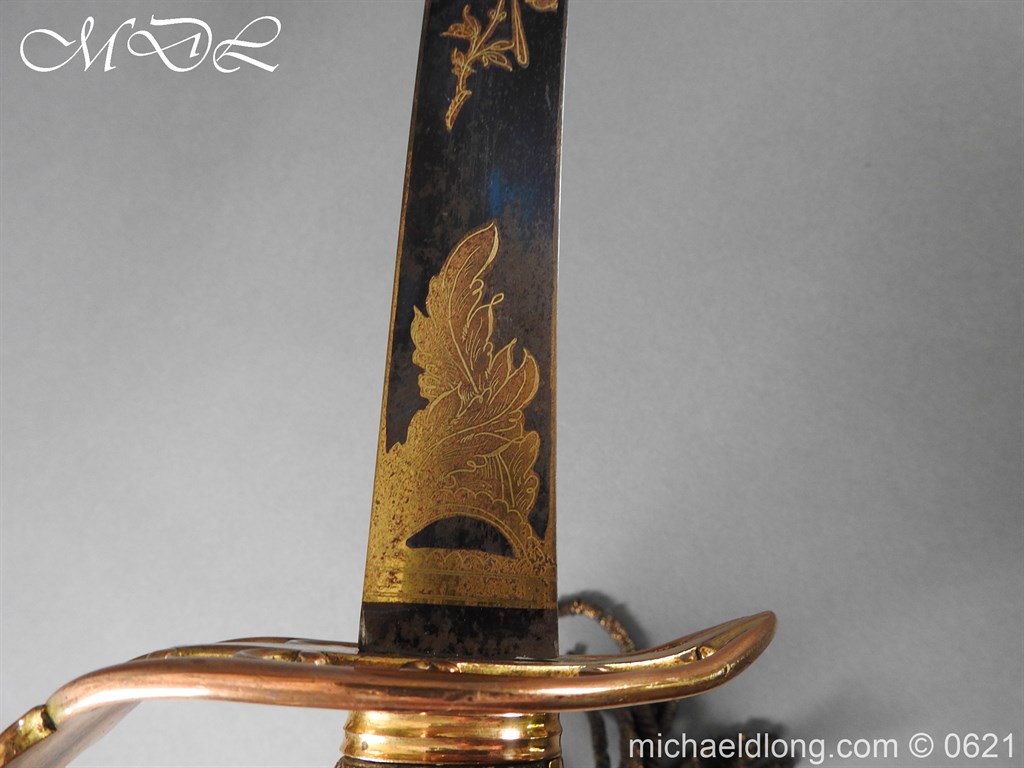 British Officer’s 1803 Blue & Gilt Sword - Image 8