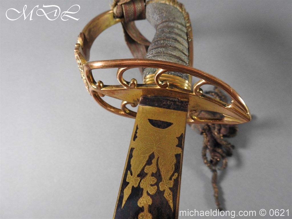 British Officer’s 1803 Blue & Gilt Sword - Image 26
