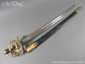 British Naval Officer's Slotted Hilt Short Sword